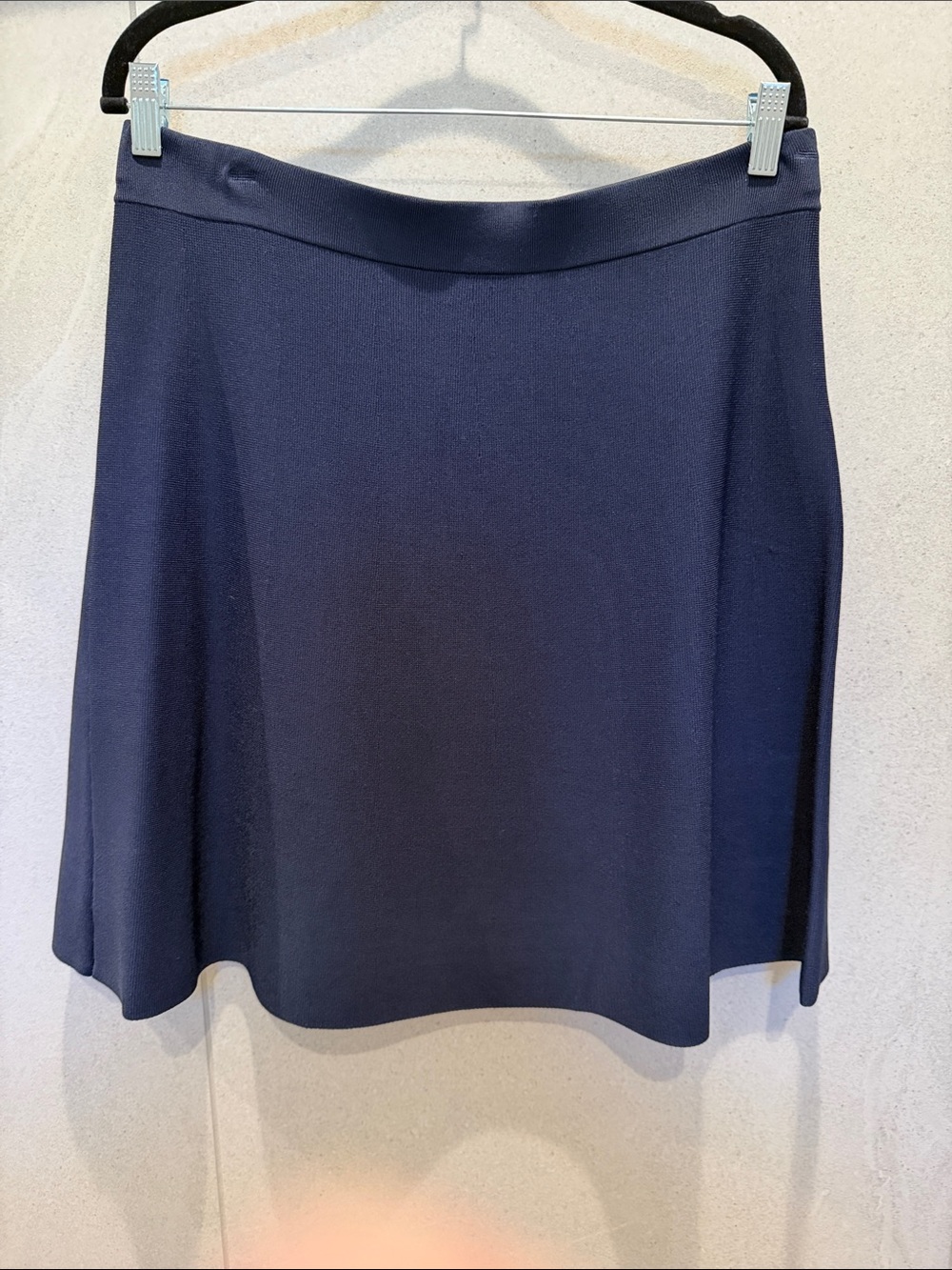 CAbi Navy A-Line Skirt